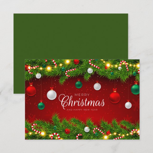 merry Christmas card (Front/Back)
