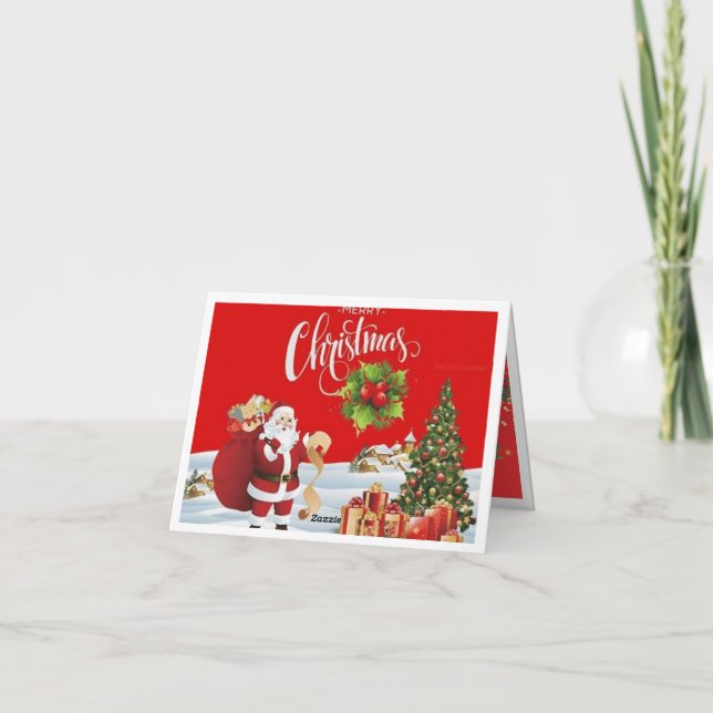 merry christmas Card (Back)