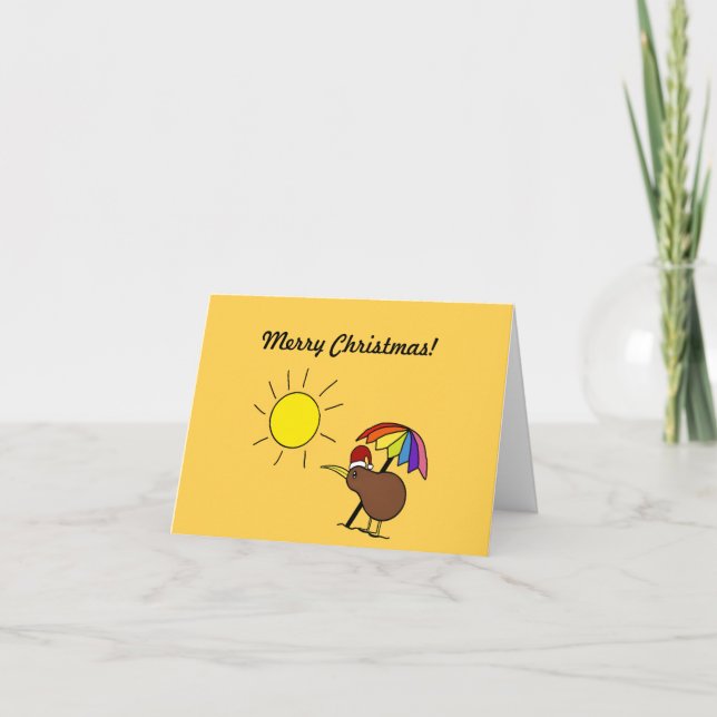 Merry Christmas Card for Kiwis (Front)