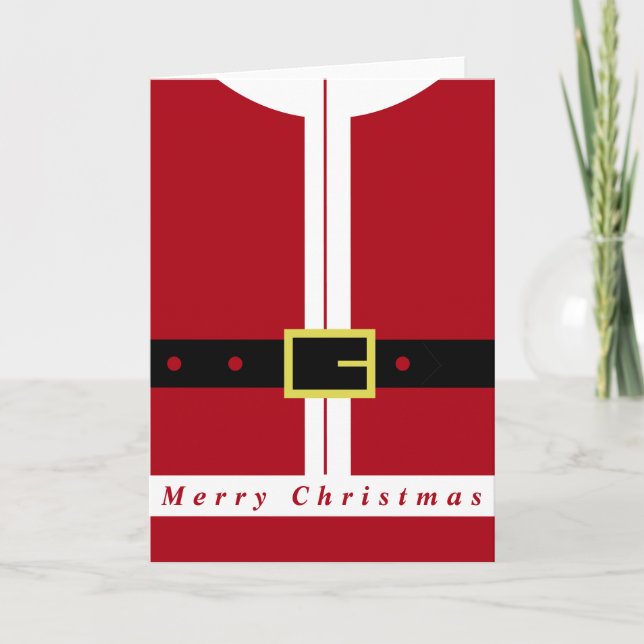 Merry Christmas Card Santa Claus (Front)