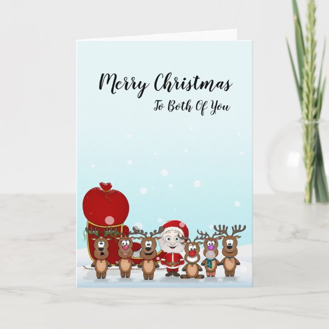 Merry Christmas Card To Both Of You (Front)