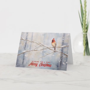 Merry Christmas Cardinal Christmas Card