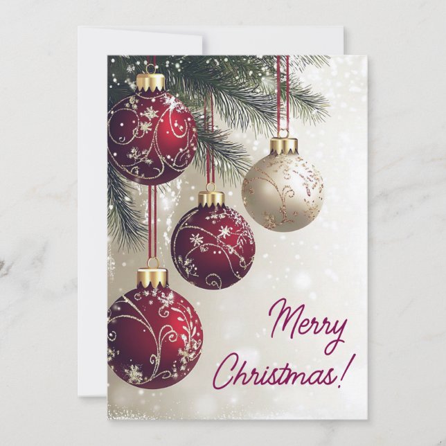 Merry Christmas cards (Front)