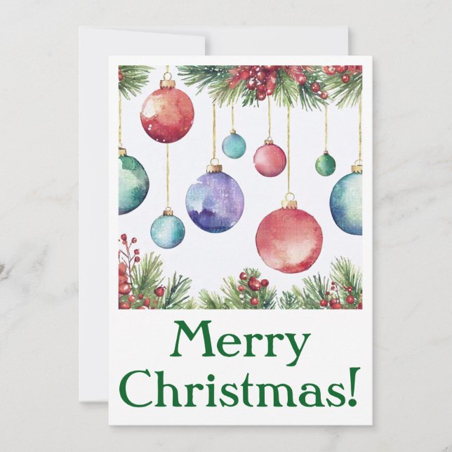 Merry Christmas cards (Front)