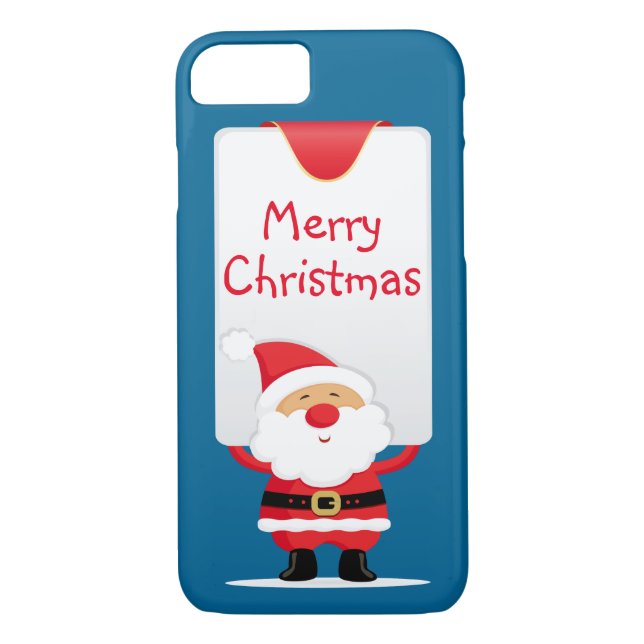 Merry Christmas Cartoon Santa Case-Mate iPhone Case (Back)