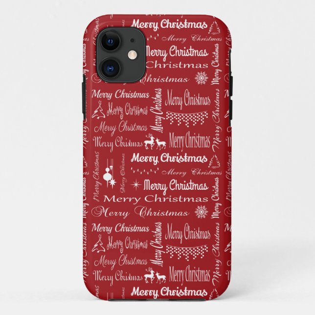 Merry Christmas Case-Mate iPhone Case (Back)