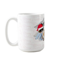 Merry Christmas cats and dogs mug