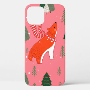 Merry Christmas Celebration and Happy New Year and iPhone 12 Case