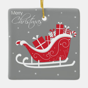 Merry Christmas  Ceramic Ornament
