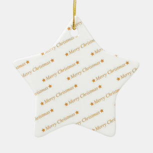 Merry Christmas Ceramic Tree Decoration