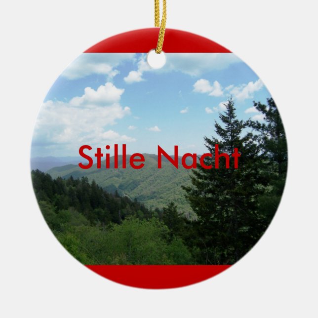Merry Christmas Ceramic Tree Decoration (Front)