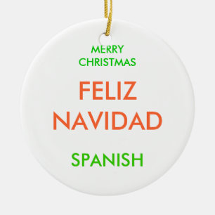 MERRY CHRISTMAS, CERAMIC TREE DECORATION