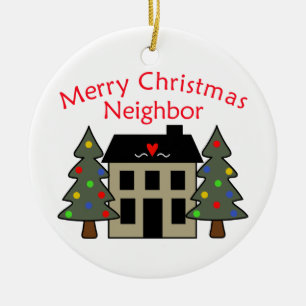 Merry Christmas Ceramic Tree Decoration