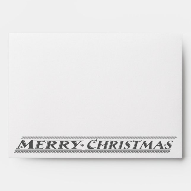 MERRY CHRISTMAS CHALKBOARD ENVELOPES (Front)