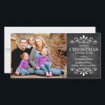 Merry Christmas Chalkboard Holiday Photo Card<br><div class="desc">Check out similar items in our shop!</div>