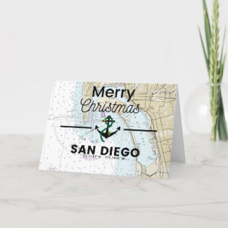 Merry Christmas Chart- San Diego Holiday Card