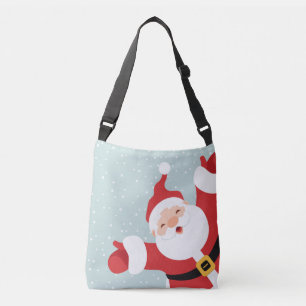 Merry Christmas Cheerful Santa   Crossbody Bag