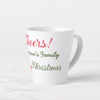 merry christmas cheers add family name text photo