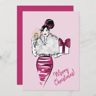 Merry Christmas Cheers Holiday Card