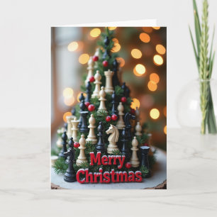 Merry Christmas Chess Card