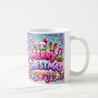 "Merry Christmas Chibi Wonderland" Coffee Mug