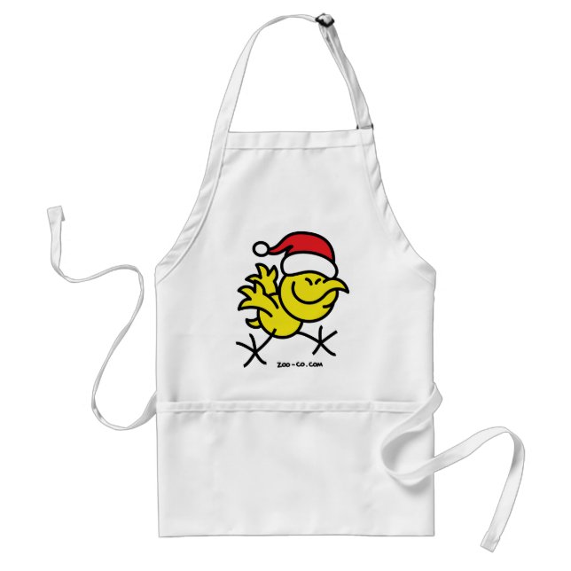 Merry Christmas Chicken Standard Apron (Front)