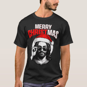 Merry Christmas Christian Jesus Pajamas Pjs Xmas M T-Shirt