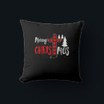 Merry Christmas Christians Red Buffalo Plaid Cross Cushion<br><div class="desc">This is a great gift for your family,  friends during Hanukkah holiday. They will be happy to receive this gift from you during Hanukkah holiday.</div>