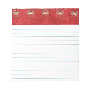 Merry Christmas - Christmas Angel - Red Notepad