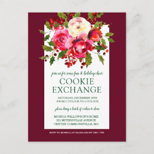 Merry Christmas Christmas Cookie Exchange Postcard