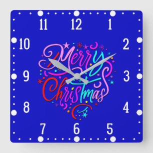 Merry Christmas - Christmas Designs Clock