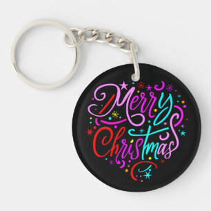 Merry Christmas - Christmas Designs  T-Shirt Key Ring