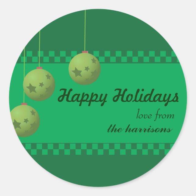 Merry Christmas - Christmas stickers (Front)