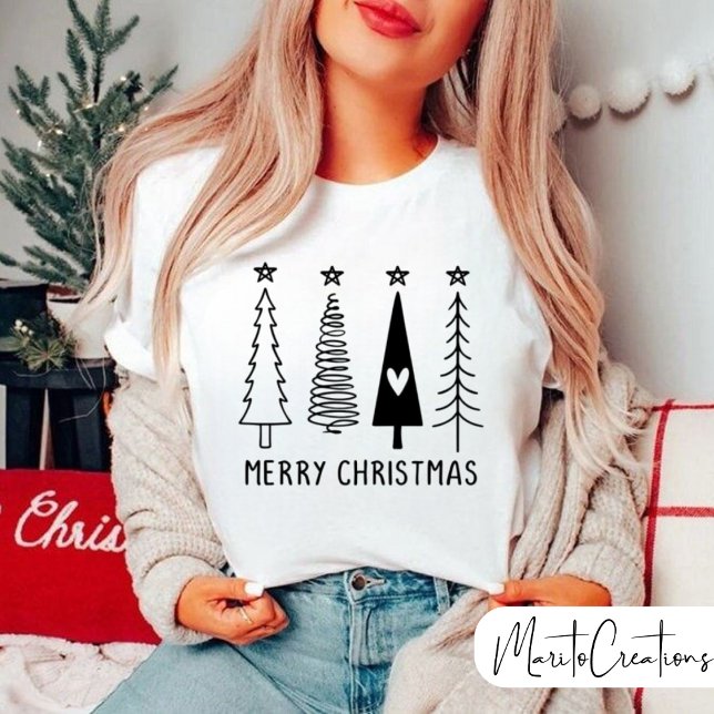 Merry Christmas,Christmas Tree, Funny Gift. T-Shirt (Creator Uploaded)
