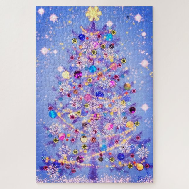 Merry Christmas - Christmas Tree - Gift For You Jigsaw Puzzle (Vertical)