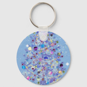 Merry Christmas - Christmas Tree Key Ring