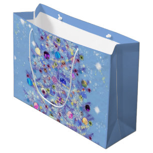 Merry Christmas - Christmas Tree Large Gift Bag
