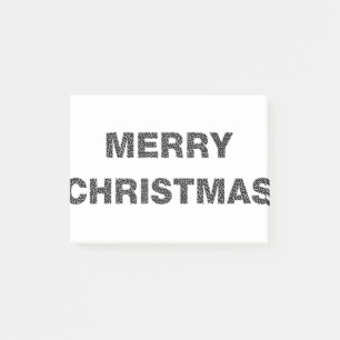 Merry Christmas Circles 4 Post-it Notes