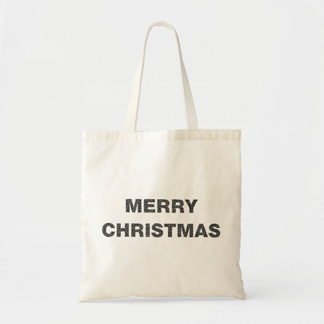 Merry Christmas Circles 4 Tote Bag (Front)