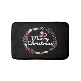 Merry christmas Classic Bath Mat