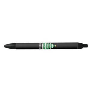 Merry Christmas Classic Black Ink Pen