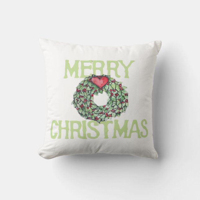 Merry Christmas Classic Cushion (Front)