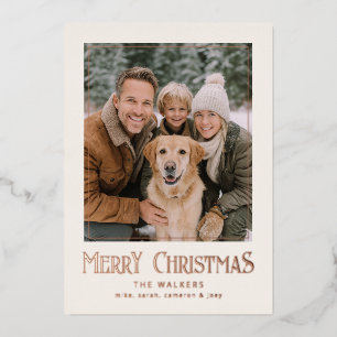 Merry Christmas Classic Photo Frame
