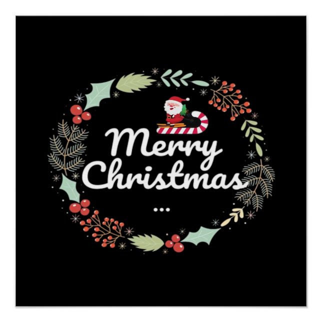 Merry christmas Classic Poster (Front)