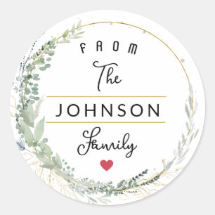 Merry Christmas    Classic Round Sticker