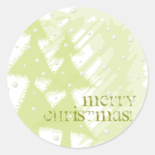 Merry Christmas! Classic Round Sticker