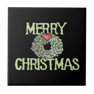 Merry Christmas Classic Tile