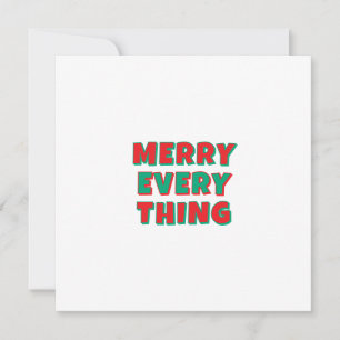 Merry Christmas Classical Unique Minimalist Plain