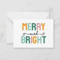 Merry Christmas Classical Unique Minimalist Plain
