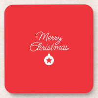 Merry Christmas Classical Unique Minimalist Plain